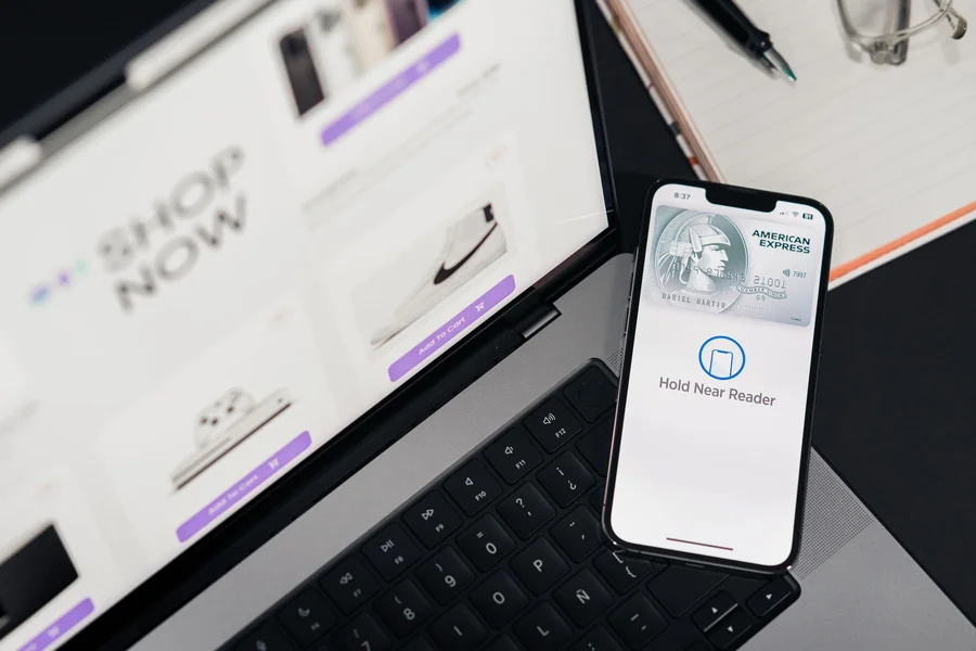 e gift card barcode on mobile phone screen online shopping checkout
